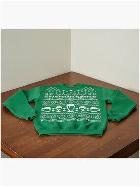 Unisex Cotton-Poly Blend Sweatshirt with Festive Shenanigans Design